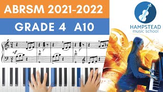 New ABRSM 20212022 Grade 4 A10 Piano Exam Piece  Study in A minor by Stephen Heller [upl. by Alton]