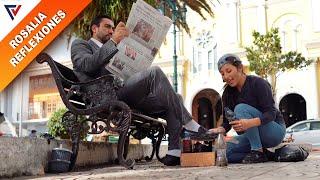 Lustradora manchó los zapatos de su cliente para librarlo de su esposa [upl. by Isacco284]