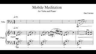 Tuba Solo with piano  quotMobile Meditationquot [upl. by Cayla948]