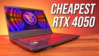 The Cheapest RTX 4050 Gaming Laptop  MSI GF63 Review 2023 [upl. by Arianna]