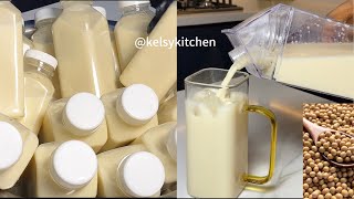 The secret in making LONG LASTING SOY MILK for commercial amp personal usage soya milk recipe [upl. by Fiertz27]