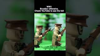 WW1 Brusilov offensive LEGO history animation shorts shortsvideo [upl. by Thissa88]