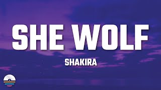 Shakira  She Wolf Lyrics [upl. by Akinohs]