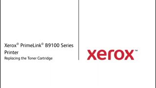 Xerox B9100 Printer  Replacing the Toner Cartridge [upl. by Jahdai]