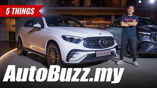 2023 MercedesBenz GLC 300 4Matic Coupe now in Malaysia CBU from RM470k  AutoBuzz [upl. by Eeram]