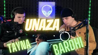 TAYNA X BARDHI  UNAZA  REACTION [upl. by Eitsim38]