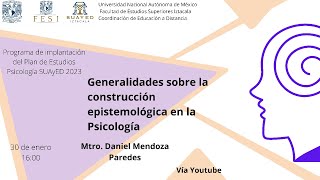 Generalidades sobre la construcción epistemológica en la Psicología [upl. by Hadeis]