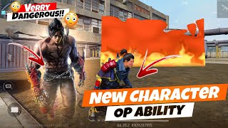 New Character Op Ability 🔥  Free Fire New Character [upl. by Bohner508]