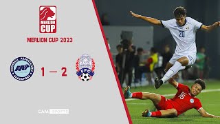 Merlion Cup 2023  Singapore U22 vs Cambodia U22 [upl. by Nitsirc724]