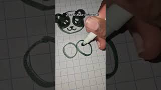 how to draw cute panda kawaii cute diy handmade [upl. by Anohs]