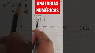 ANALOGIAS NUMERICAS RAZONAMIENTO MATEMÁTICO [upl. by Gina885]