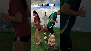 Multi pal geme challenge celine michie football challenge sports newsupdate greenscreen [upl. by Trista586]