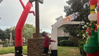 TWO WaCkY inflatable tube guys Air dancer fun [upl. by Syd552]