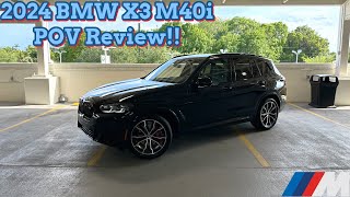 2024 BMW X3 M40i POV Review A Performance SUV Worth Getting [upl. by Denney768]