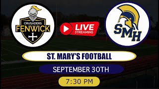 Football  St Marys vs Bishop Fenwick [upl. by Sollie]