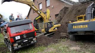 DeutschDänische Spieltage 2013 mit Modellbaumaschinen im Einsatz Teil 3 [upl. by Jaf]