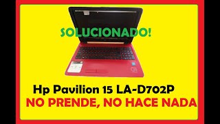 Hp Pavilion 15 LAD702P no power solved  No prende Solucionado [upl. by Refitsirhc]