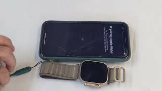 APPLE Watch 49mm Ultra unpairing [upl. by Adnawed]