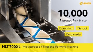 ANKO HLT700XL Multipurpose Filling amp Forming Machine anko dumpling samosa pierogi [upl. by Nadirehs]