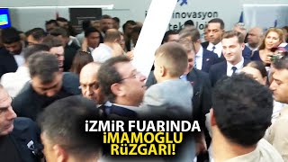 İzmir’de Ekrem İmamoğlu rüzgarı Önce belediyeyi ziyaret etti daha sonra İzmir Fuarı’nda imza attı [upl. by Rekab]