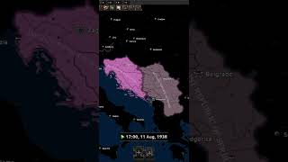 Yugoslavia Battle Royale  Hoi4 Timelapse hoi4 hoi4timelapse timelapse [upl. by Ahsiei]