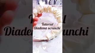 Tutorial de diademas scrunchi Diademas en tela [upl. by Paige]