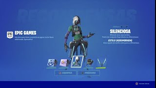 NOVO ESTILO DA SKIN SILENCIOSA FORTNITE [upl. by Danyluk]