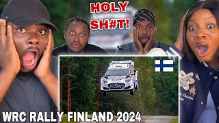 Reaction To Best of WRC Rally Finland 2024  Crashes Action and Raw Sound [upl. by Thomasin122]