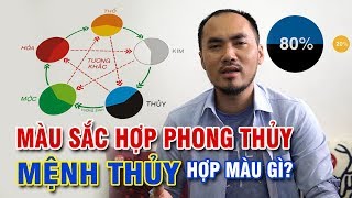 Mệnh thủy hợp màu gì  Kỵ màu gì  Màu sắc phong thủy  Trong thiết kế logo amp thiết kế nội thất [upl. by Airetak]