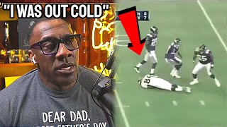 Shannon Sharpe amp Chad Johnson Relive Hits That Gave Them A Concussion Footage [upl. by Urina58]