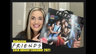 Unboxing FRIENDS Sock Advent Calendar 2021 from Target [upl. by Teresa]