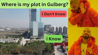 Gulberg Islamabad Non developed plots location Drone view Welldone Builders Gulberg Green Islamabad [upl. by Halueb701]