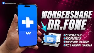 Wondershare DrFone System Repair  Phone Backup  Phone Data Recovery  iOS amp Android Transfer [upl. by Aihsekin]