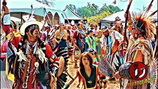 Traditional First Nations Pow Wow Drum Music Ceremony and Full Regalia [upl. by Buffum]