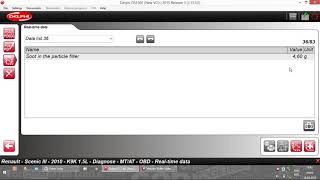 How to check Soot content of DPF using Delphi diagnostics tool  On a Renault 15 DCi [upl. by Lean]