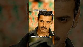 JOHN ABRAHAM  SHOOTOUT AT WADALA shorts johnabraham movie action attitude [upl. by Nnyrb]