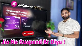 Jio Cinema Subscription Not Working on Smart TV  Jio Air FiberFiber  Free Jio Cinema Subscription [upl. by Gnem]