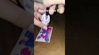 dont try this 🤢 musical broadway halloween diy artist craft comment art short shorts [upl. by Lodovico]