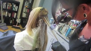 MY BALAYAGE HIGHLIGHTS IN HAIR SALON │12•2•15 DAILY VLOG [upl. by Teteak]