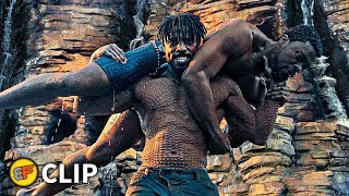 TChalla vs Killmonger  Ritual Combat Scene  Black Panther 2018 IMAX Movie Clip HD 4K [upl. by Ingold7]