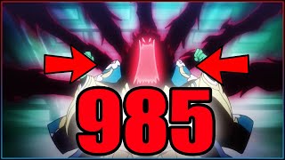 WOW THAT REALLY JUST HAPPENED  One Piece Chapter 985 [upl. by Pacien]