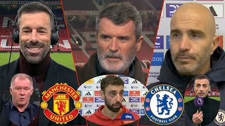 Man United vs Chelsea 11 Ruud van Nistelrooy amp Maresca Interview  Roy Keane Berbatov All Analysis [upl. by Adnahcir]