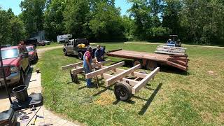 Reflooring the Hay Wagon Time Lapse [upl. by Meraree]