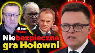 Niebezpieczna gra Hołowni Płk Piotr Wroński o tym że Hołownia gra o stanowiska ryzykując koalicję [upl. by Arahset]