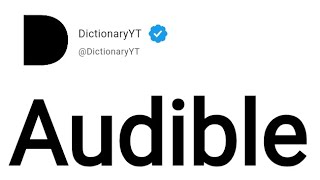 Audible Meaning in English [upl. by Eremaj989]