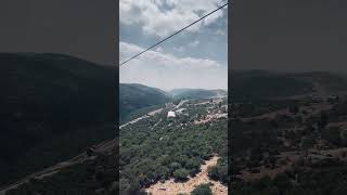 Cable car in Jordan  Teleferic 😎🤠 [upl. by Nygem533]