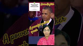 Learn English from Barack Obama’s fantastic speech  Great President and very good advisor [upl. by Iridissa]