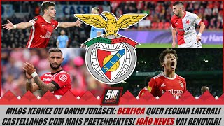 Benfica 202324 Benfica quer fechar a lateral esquerda João Neves próximo de renovar [upl. by Barcot]