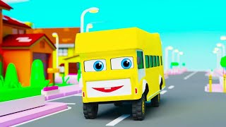 Wheels On The Bus Go Round and Round  Popular Nursery Rhyme  Pilli Go Preschool Nursery Rhymes [upl. by Lizabeth]