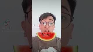 Filter makan semangka watermelon funny memes fruit [upl. by Gertie]